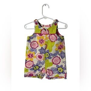 Hanna Andersson Pink and Purple Floral Romper